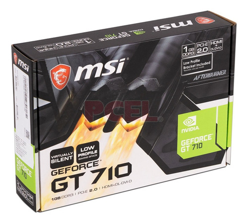 Nvidia Gt 710 2gb Ddr3 Msi Hdmi Dvi Vga