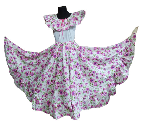 Traje Paisana Dama Pollera Plato, Blusa Danzas Folkloricas