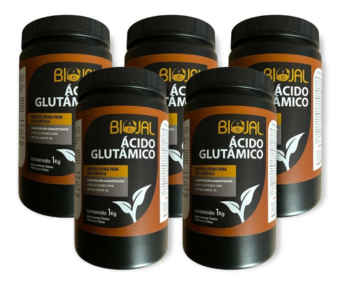 Acido Glutámico, Aminoácido, Bioestimulante Vegetal 5 Kg