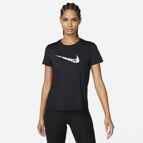 Polera Nike One Swoosh Negro Mujer