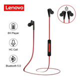 Auriculares Inalambricos Lenovo Sport In Ear He01 Rojo