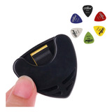 1 Porta Plumillas Grande + 6 Púas Para Guitarra Ukulele