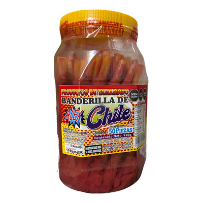 Dulce De Tamarindo Banderillas Chile 50pz Marca Alex Spicy Candy | MercadoLibre
