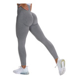 Leggins Deportivo Mujer Levanta Cola Gimnasio Gym Unicolor