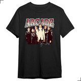 Camiseta Arcade Fire 100%algodão Banda Rock And Roll Vintage