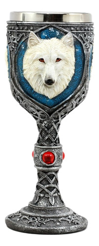 Copa Caliz Lobo Game Of Thrones Copa Vikingo Gotica Resina