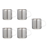 5 Jarras De Metal Para Capuchino Para Café Con Leche, Tazas