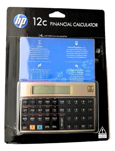 Calculadora Financeira Hp 12c  130 Funções Cor Dourado