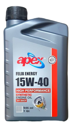 Aceite 15w40 Semi Sintetico Apex Pack 5lts + Filtro Foto 2
