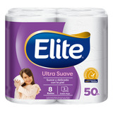 Elite Ultra Doble Hoja Papel Higiénico 8 Unidades De 50m