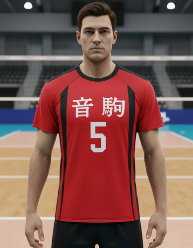 Camiseta Personalizada Haikyuu Nekoma Impresa En 3d