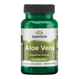 Aloe Vera 100sofgels 25mg Swanson  Salud Digestiva