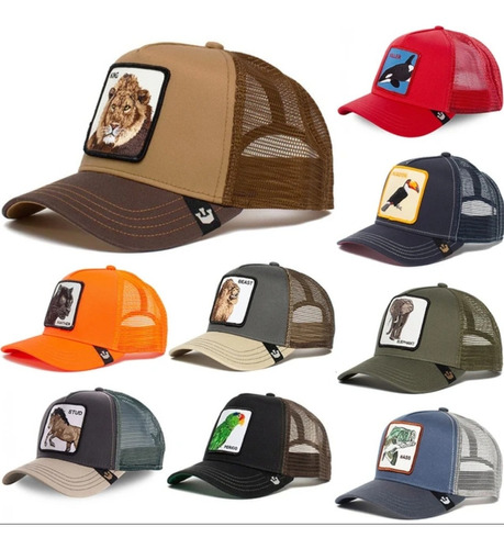 Lote 40 Gorras Trucker De Animales Paquete Cachucha Mayoreo