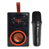 Karaoke Portatil Parlante Microfono Inalambrico Bluetooth