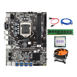 Placa Madre B75 Eth Mining 8xpcie A Usb Lga1155 Ddr3 4 Gb 13