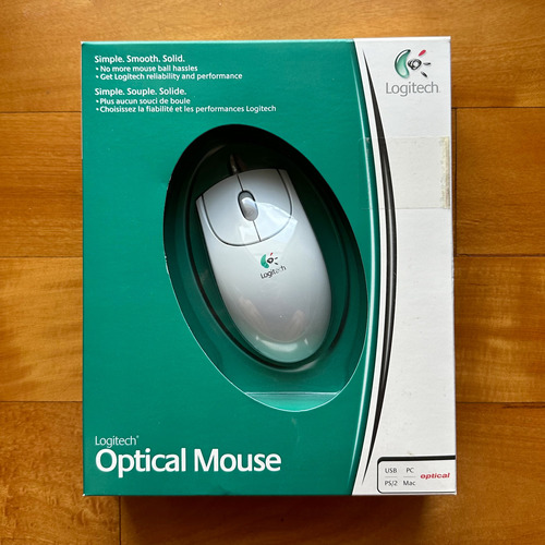 Mouse Óptico Logitech Ps/2