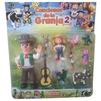 Granja De Zenon Grande 20 Cm Musical Con Luz Y Muñecos | Envío gratis