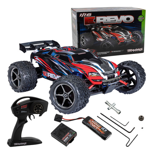 Carro De Control Remoto Traxxas E-revo 1/16 Todoterreno 4x4