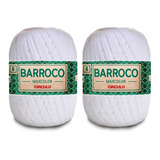 Barbante Barroco Maxcolor 400g Nº6 - Kit 2 Unid