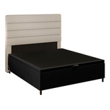 Cabeceira Base Cama Box Baú Casal 138cm Hit Linhocrusuedepto