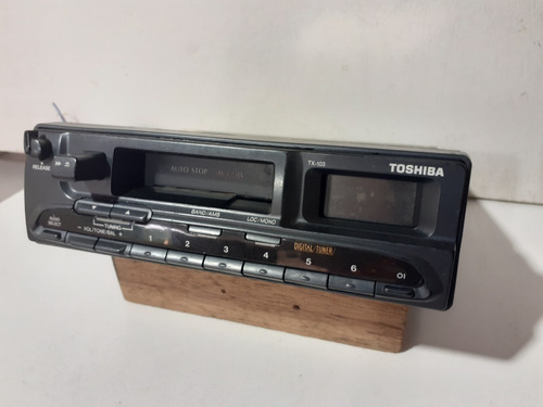 Auto Rádio E Toca Fita Toshiba Anos '90' (funcionando Tudo)