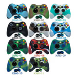 3 Capa Case Silicone Controle Xbox 360 + 6 Grips