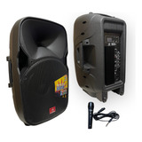 Cabina Activa American Sound Profesional 15  + Mic 8000w