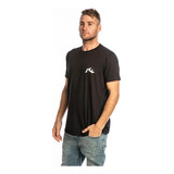 Remera Big Rusty M/c Competition Negra Hombre