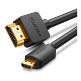 Cable Hdmi 4k A Microhdmi De 3mts Paq Con 2 Pcs