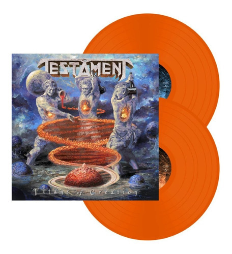Testament - Titans Of Creation; Vinilo Doble Disco De Color