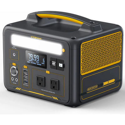 Generador Electrico Solar Vtoman Jump 600X 1200W Tecnología Inverter 110V | Meses sin interés