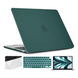 Funda Twolskoo Para Macbook Air 13 M2 + C/teclado Teal