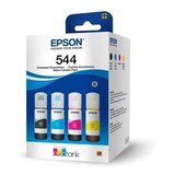 Kit De 4 Tinta Original Epson T544 - Bk C M Y  65ml A Granel