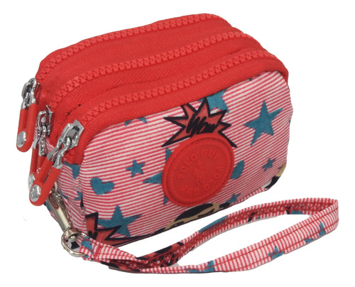Monedero Tarjetero Mini Cosmetiquera Estampado 115 Polo Guy