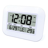 Reloj De Pared Digital Con Pilas Simple Grande Lcd Alarma C