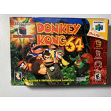 Somente A Caixa Donkey Kong 64 Nintendo N64 Original