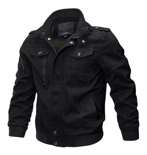 Jaqueta Bomber Militar Masculina, Jaqueta Masculina De Algod