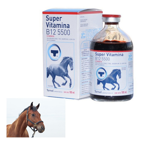 Super Vitamina B12 5500 Caballos X100ml 
