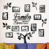 Árbol Familiar Pared Acrílico Diy 3d Decoración