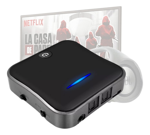 Conversor Áudio Óptico Toslink P2 Rca P/ Fone Bluetooth