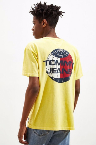 Remera Tommy Jeans Modelo Globo Importada 100% Original