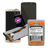 Tela Touch Display Lcd Para Moto G6 Play Xt1922 + Battria!