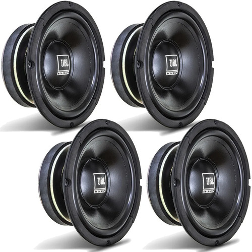 Kit Com 4 Woofers 6 Jbl 6w4p 100w Rms 8 Ohms Originais