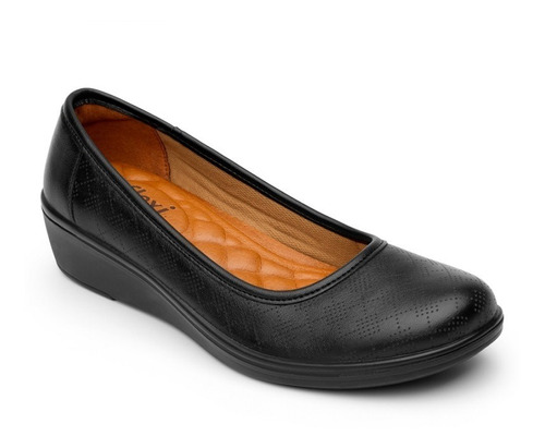 Zapato Comfort Flexi Para Mujer Estilo 45602 Negro