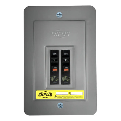Centro de Carga 50A 120\u002F240V NEMA Tipo 1 + Interruptor Térmico 30A Difus | Meses sin interés