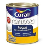 Tinta Coral Renova Tetos Banheiros E Cozinhas 900ml - Branco