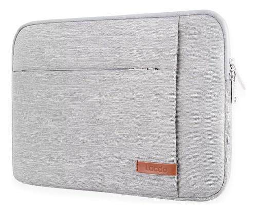 Funda Para Laptop Lacdo, 14 Pulgadas, Impermeable,gris Claro