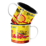 Taza Enlozada Lechera Shell Helix Vintage