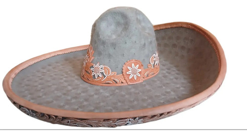 Sombrero Charro Galoneado Lana Óriginal Profesional Escaramu