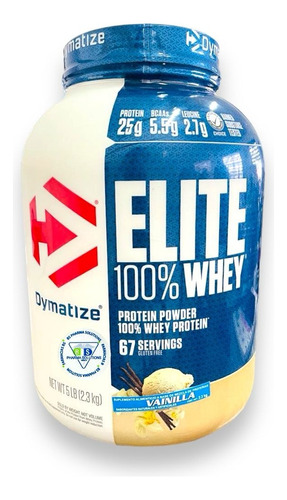 Proteina En Polvo Dymatize Elite 100% Whey C/2.3 Kg